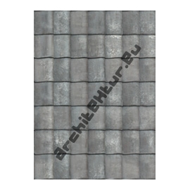 Roof Tiles N°07 grey