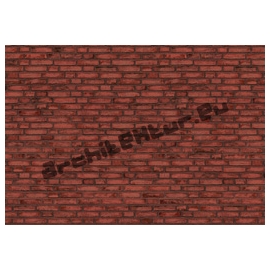 Brick wall N°03 red