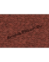 Brick wall N°03 red