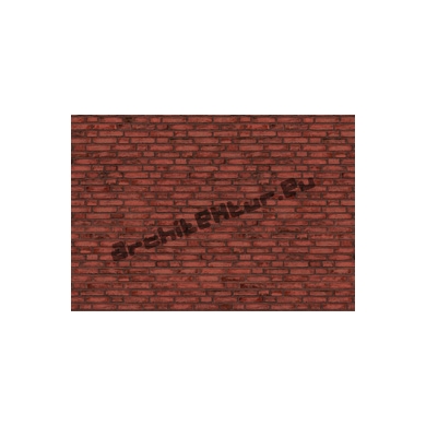 Brick wall N°03 red