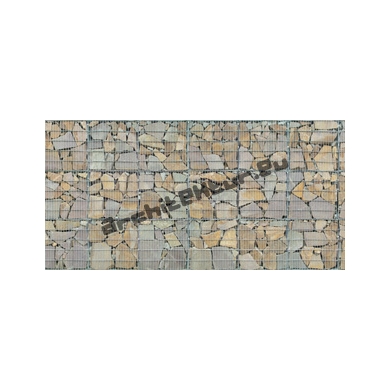 Gabion wall (3x8 units) N°06 stones