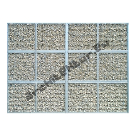 Gabion wall (4x3 units sunny) N°04