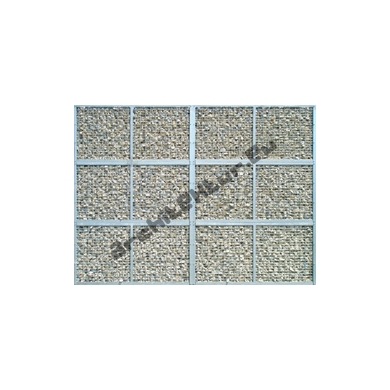 Gabion wall (4x3 units sunny) N°04