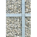Gabion wall (4x3 units sunny) N°04