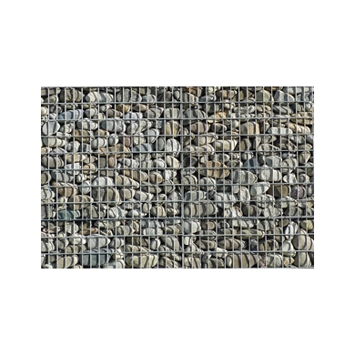 Gabion wall N°07 pebbles