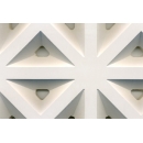 Plasterboard perforated triangle holes