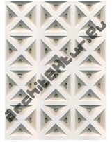 Plasterboard perforated triangle holes