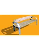 Wooden Bench N°02