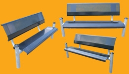texture Banc en Metal N°01