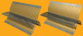 texture Banc en Metal N°02