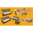 Lounge cane furniture N°1