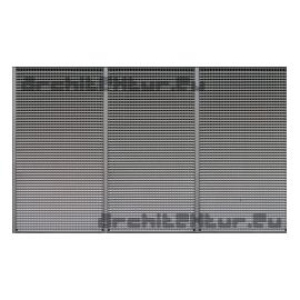 Galvanized metal gratings