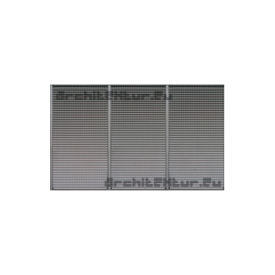 Galvanized metal gratings