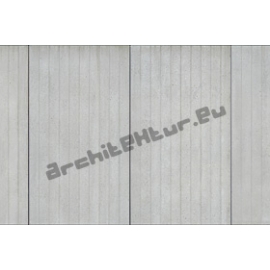 Mur beton N°33 Banché planches