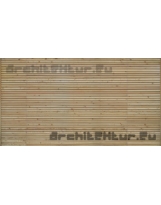 Cladding wood N°04 horizontal blades