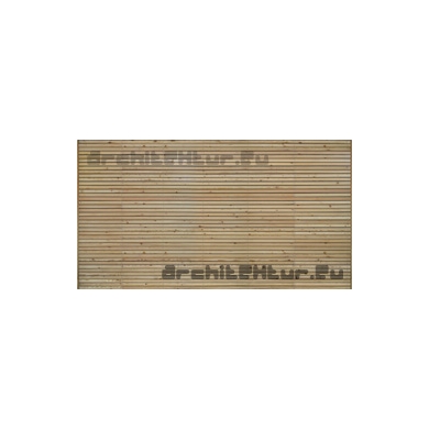 Cladding wood N°04 horizontal blades