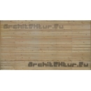 Cladding wood N°04 horizontal blades