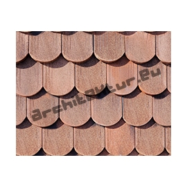 Roof tiles N°11 flat scales Biberschwanz