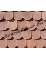 Roof tiles N°11 flat scales Biberschwanz