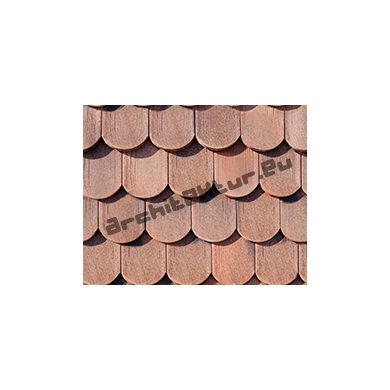 Roof tiles N°11 flat scales Biberschwanz