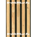 Cladding wood N°03 vertical blades