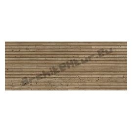 Wood boarding N°22 horizontal slats