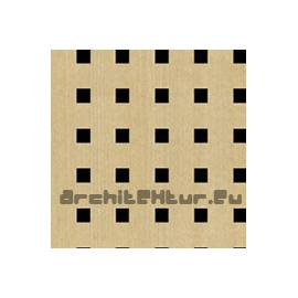 Square Perforated Wood