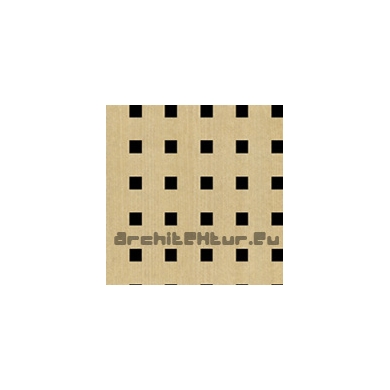 Square Perforated Wood