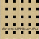 Square Perforated Wood