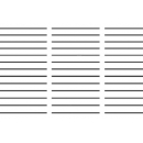 Lattis Bois N°02 horizontal ajouré