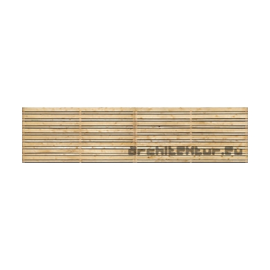 Cladding wood N°05 hortizontal blades