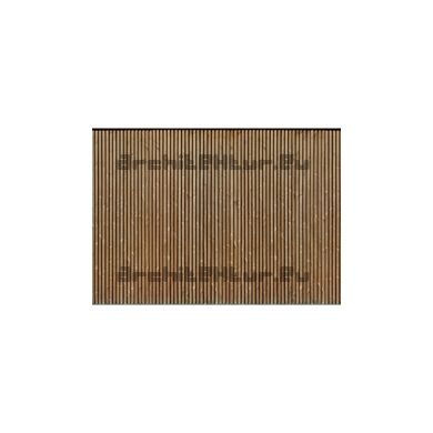 Cladding wood N°07 vertical blades