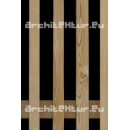 Cladding wood N°08 vertical blades