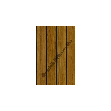 Teak boat floor