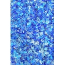 Crushed blue glass ground